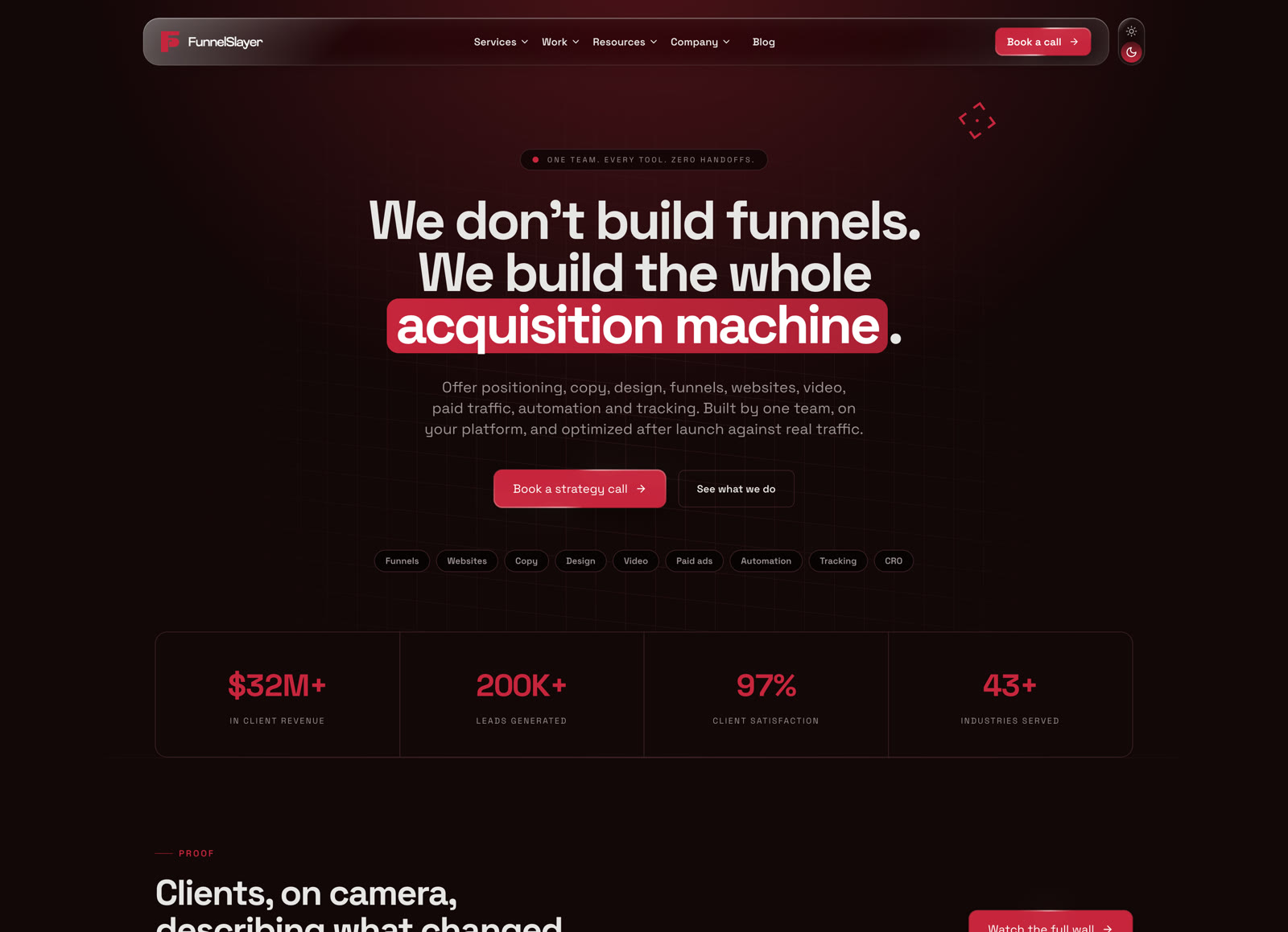 FunnelSlayer website preview